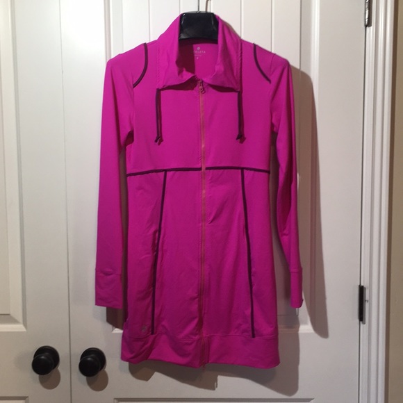 Athleta Jackets & Blazers - Athleta Hot Pink Spinnaker Jacket